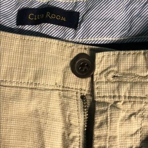 men’s club room shorts plaid size 34